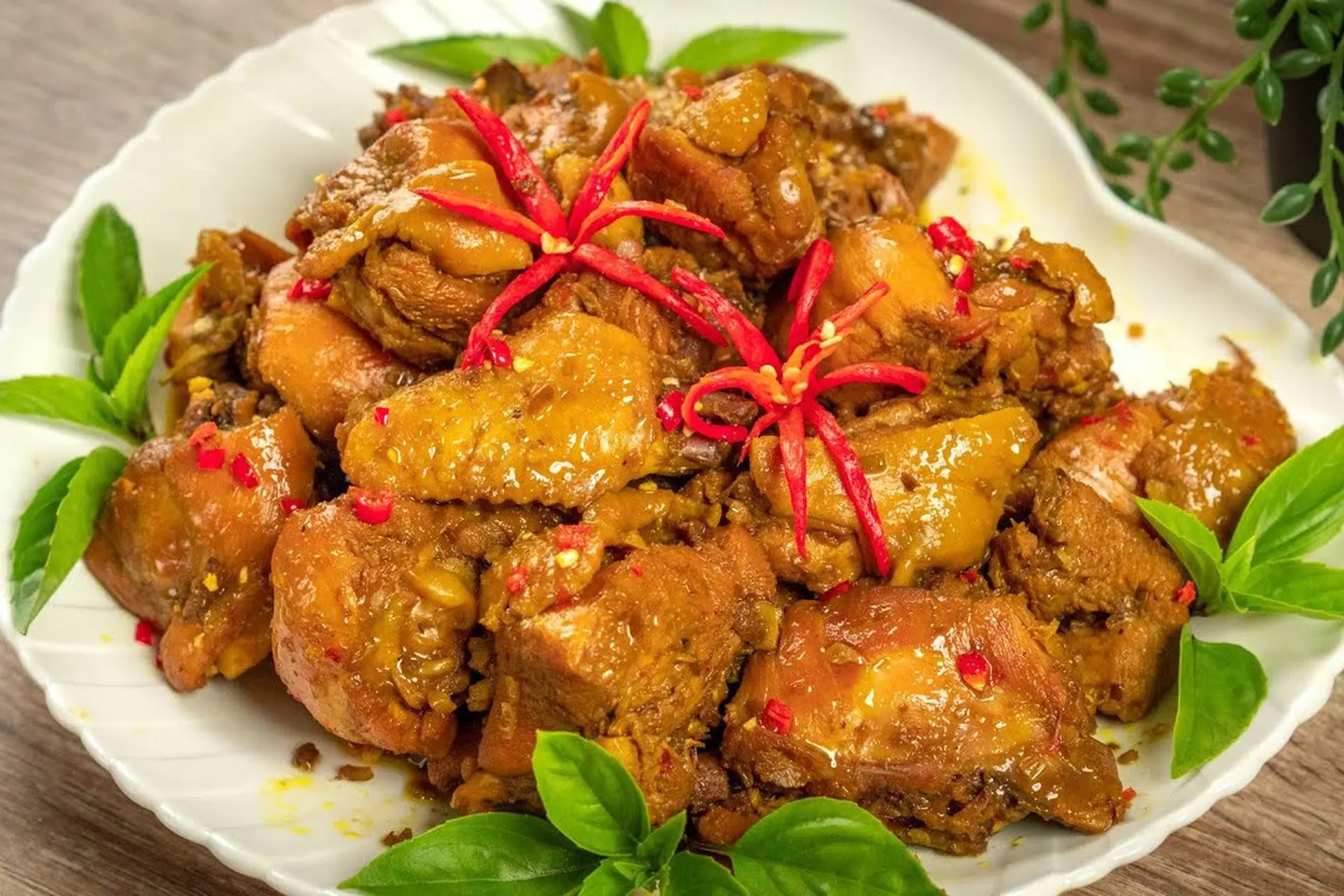 Gà Xào Sả Ớt