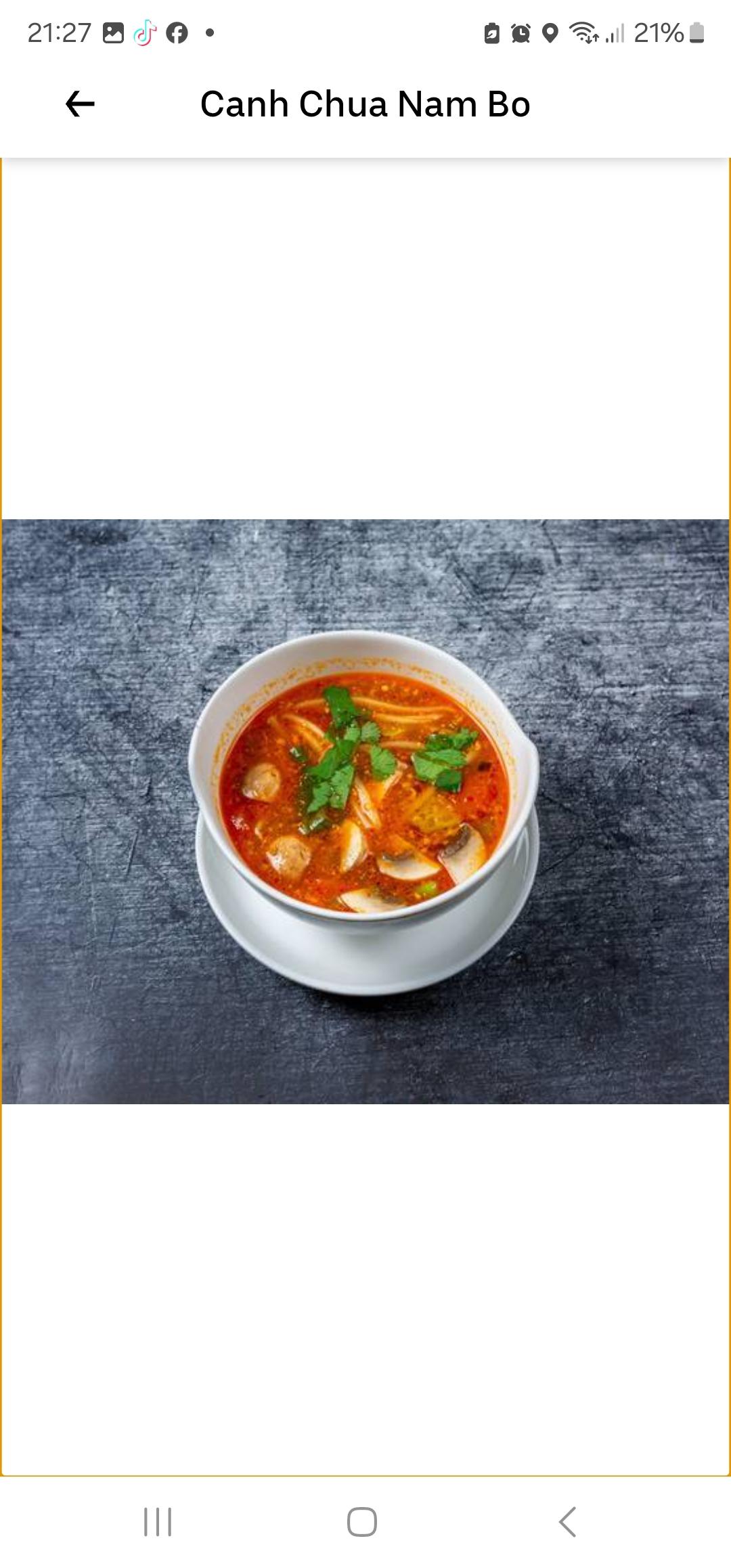 Canh Chua Nam Bo mit Huhn