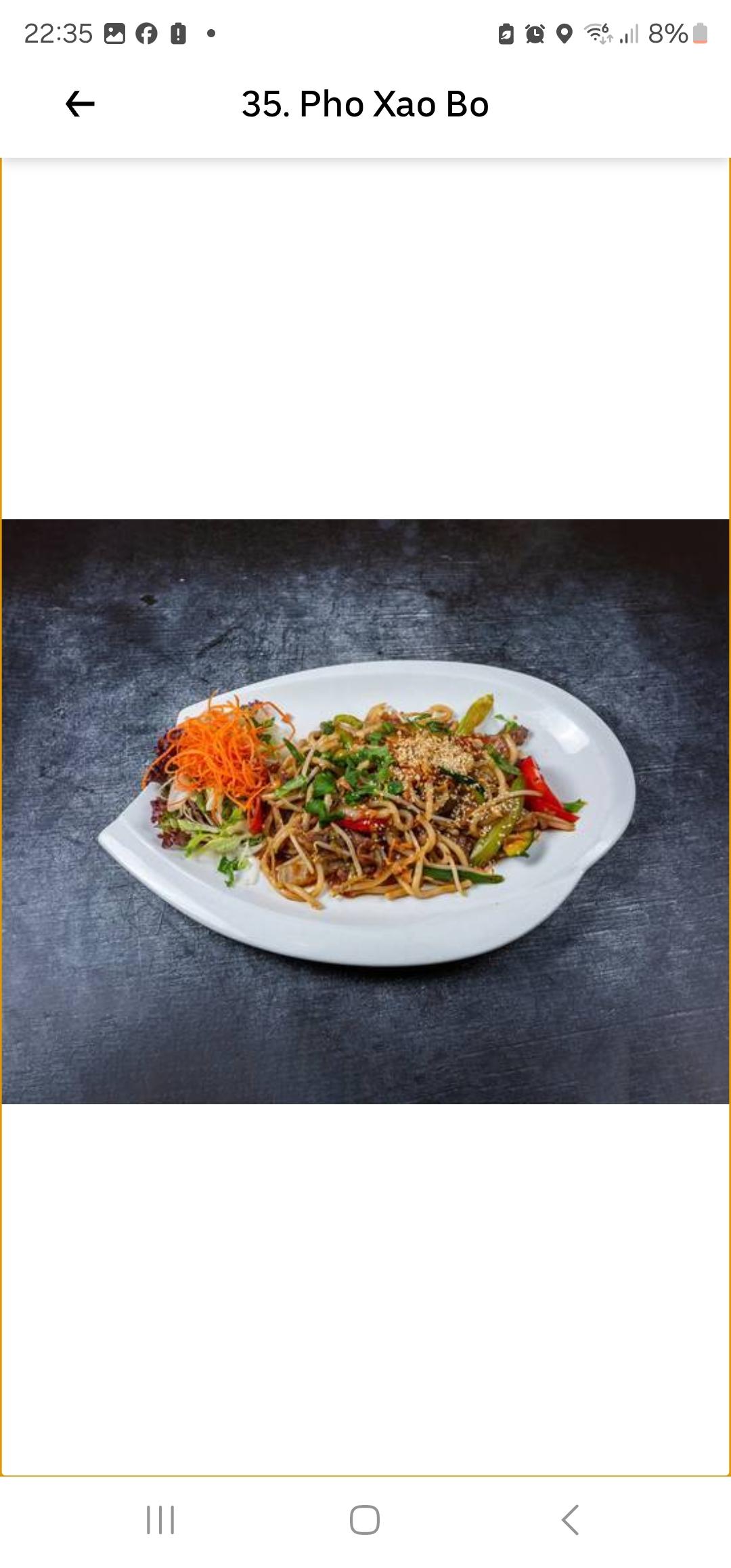 Phở Xào Bò - Würzigem Rinderfleisch